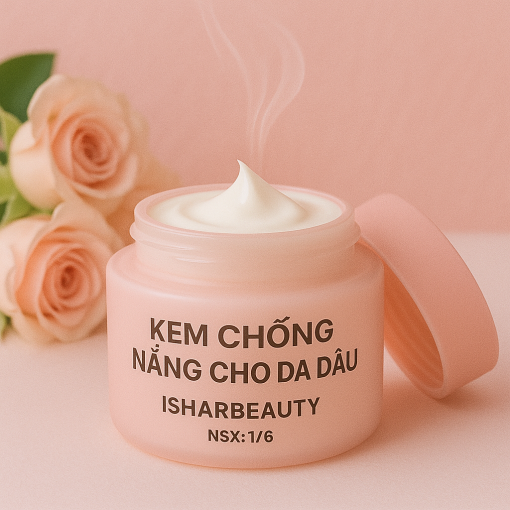 Kem Chống Nắng Cho Da Dầu Isharbeauty– Giải Pháp Kiềm Dầu, Bảo Vệ Da Hiệu Quả Suốt Ngày Dài - Hình ảnh 2